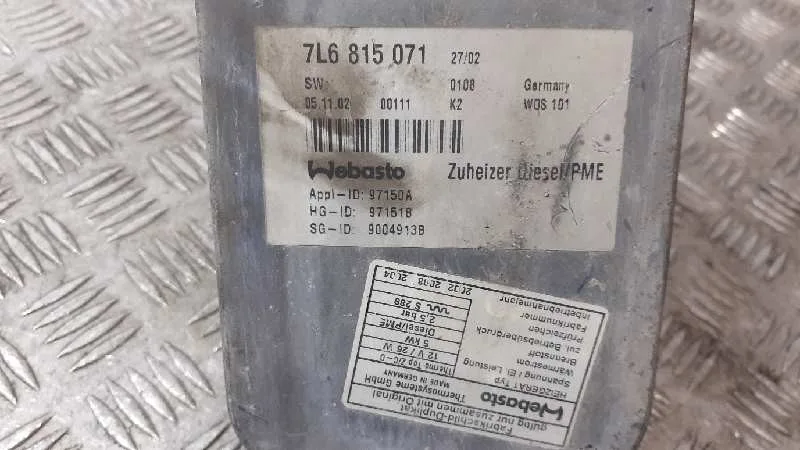 Valvula Intercambio De Calefaccion para Volkswagen Touareg (7La)