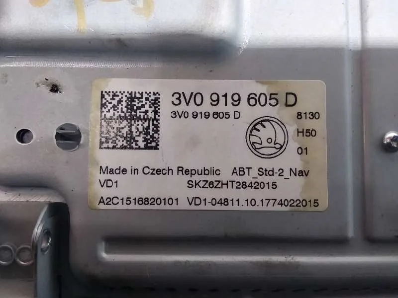Sistema Navegacion Gps para Skoda Superb (3V3)
