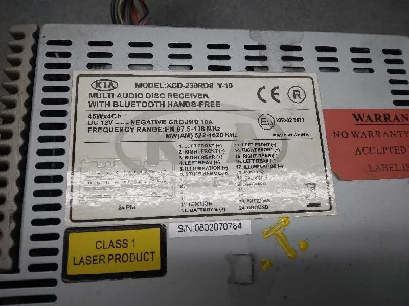 Sistema Audio / Radio Cd para Kia Sportage