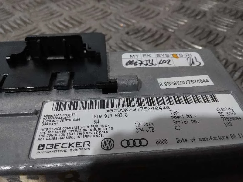 Sistema Audio / Radio Cd para Audi A5 Coupe (8T)