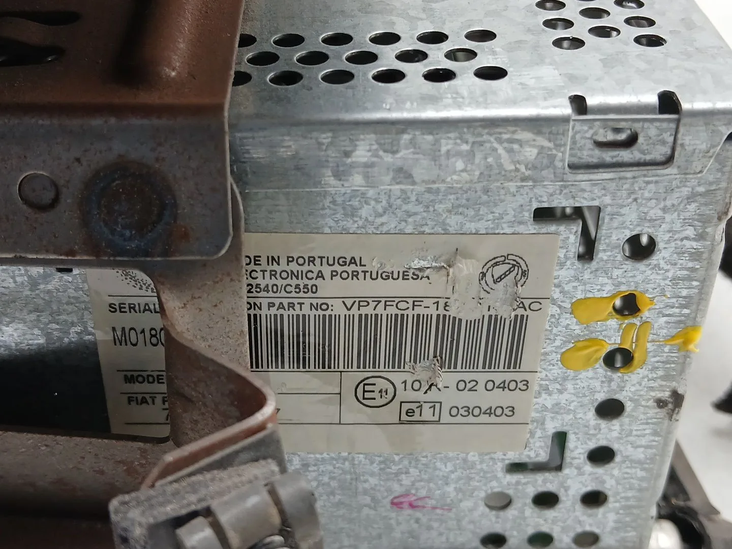 Sistema Audio / Radio Cd para Fiat Bravo (198)