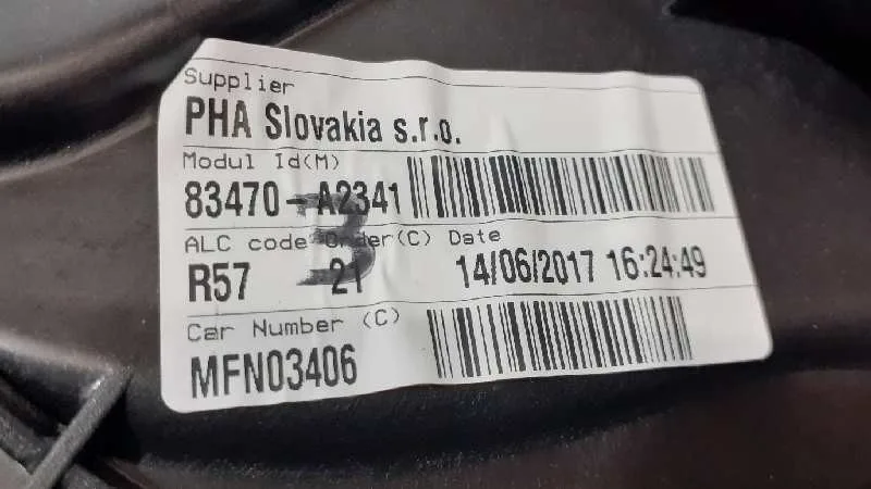 Elevalunas Trasero Izquierdo para Kia Cee'd