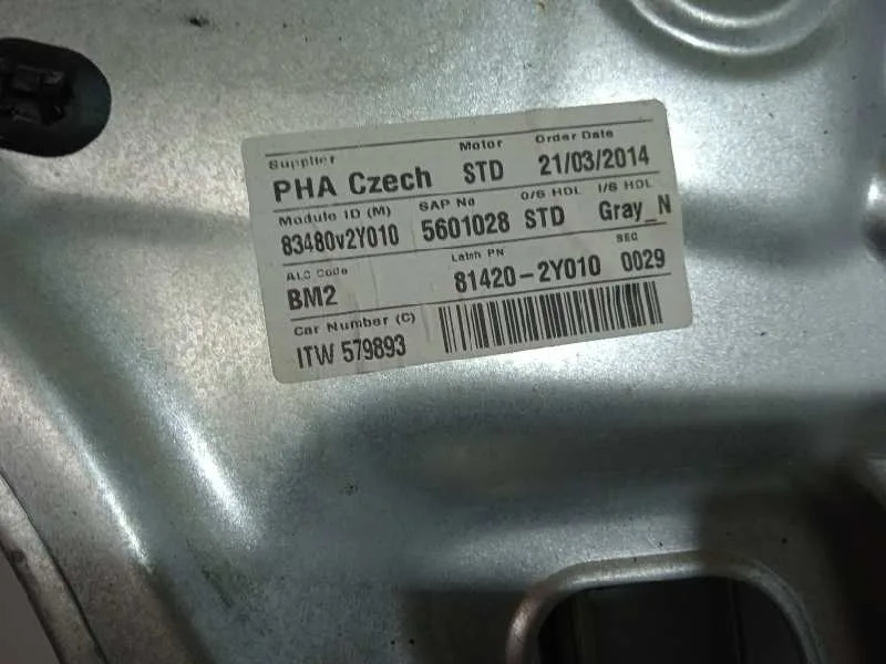 Elevalunas Trasero Derecho para Hyundai Ix35
