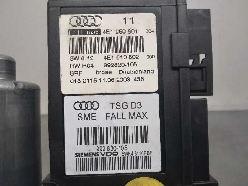 Motor Elevalunas Delantero Izquierdo para Audi A8 (4E2)