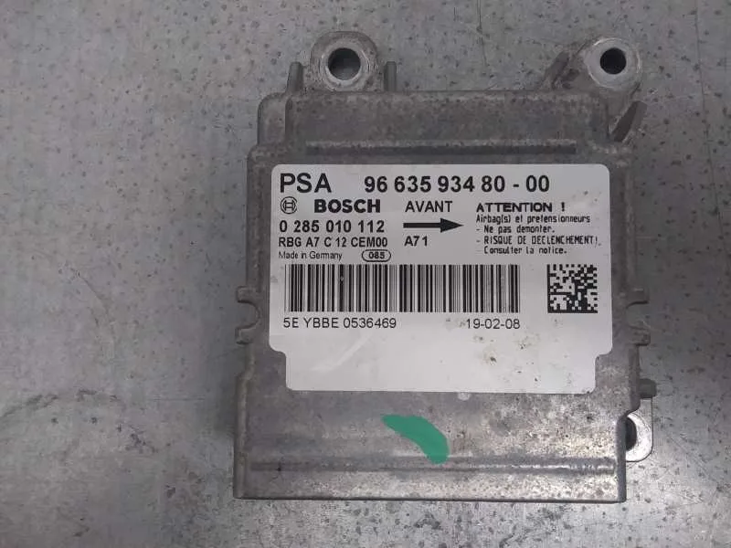 Centralita Airbag para Peugeot 207