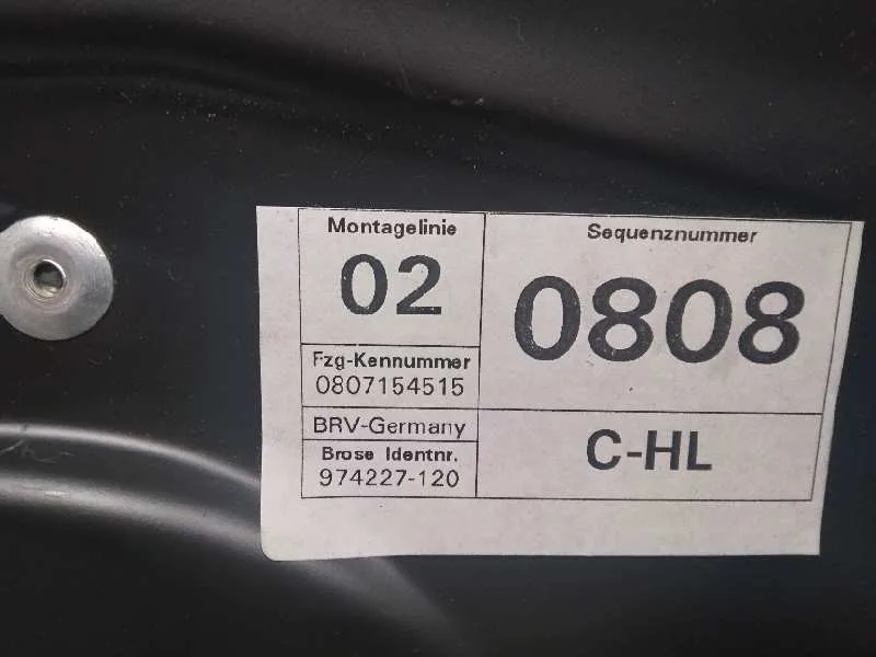 Elevalunas Trasero Izquierdo para Volkswagen Passat Berlina (3C2)
