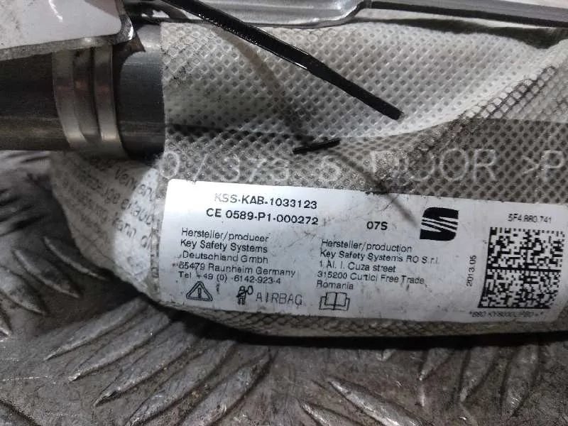 Airbag Cortina Delantero Derecho para Seat Leon (5F1)
