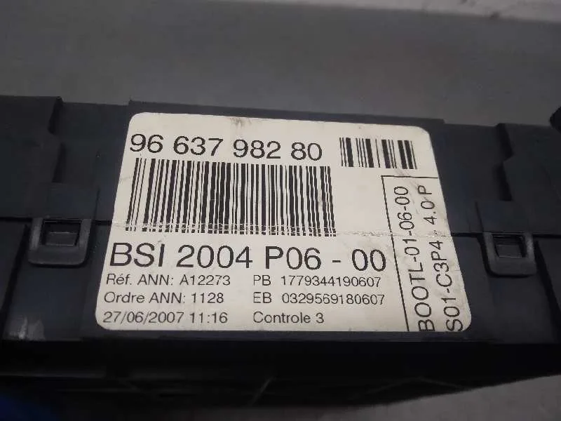 Centralita Bsi para Peugeot 207
