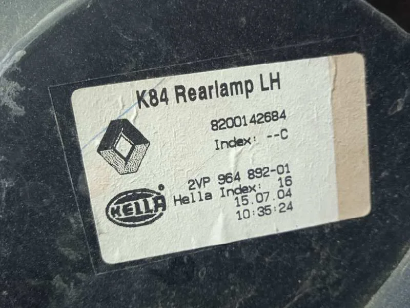 Piloto Trasero Izquierdo para Renault Megane Ii Familiar