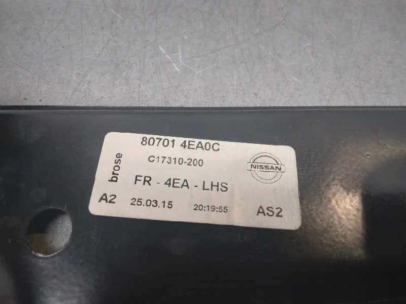 Elevalunas Delantero Izquierdo para Nissan Qashqai (J11)