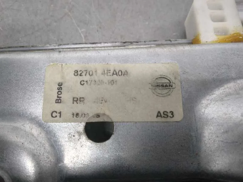 Elevalunas Trasero Izquierdo para Nissan Qashqai (J11)