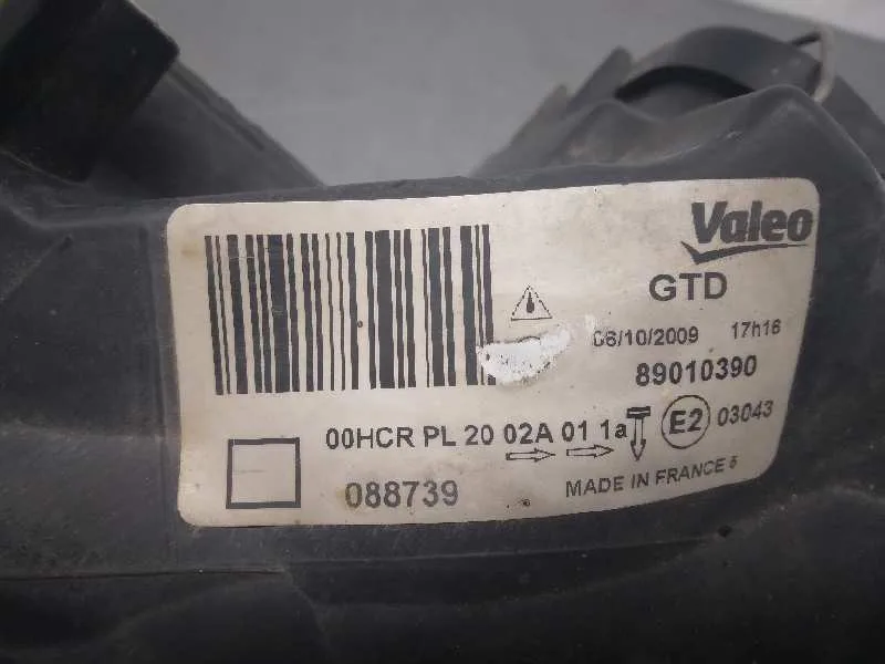Faro Izquierdo para Toyota Corolla (E12)
