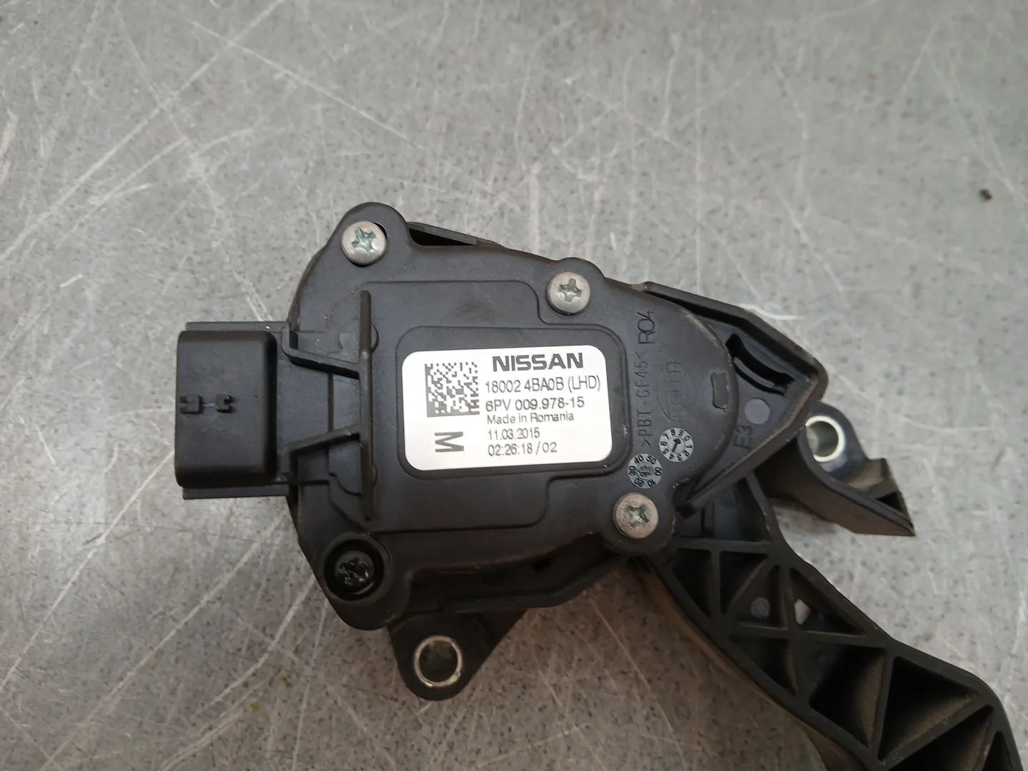 Pedal Acelerador para Nissan Qashqai (J11)