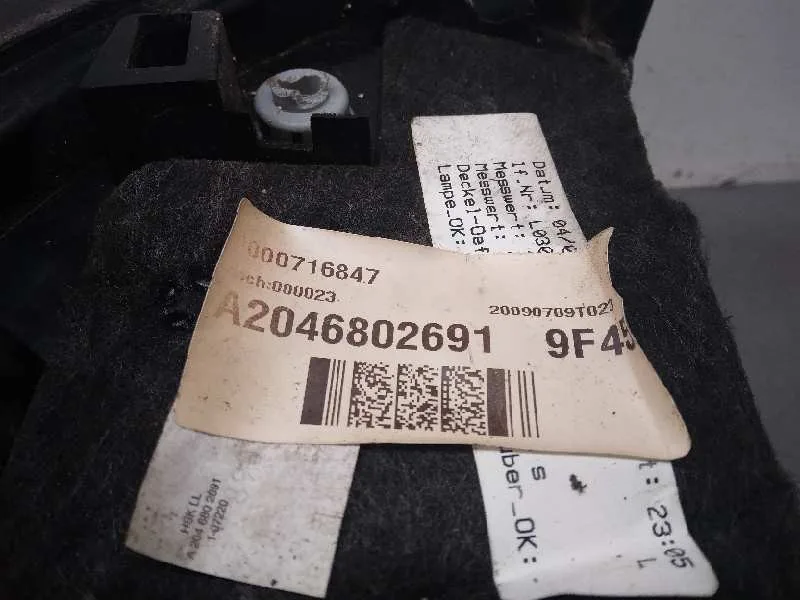 Guantera para Mercedes-Benz Clase C (W204) Familiar