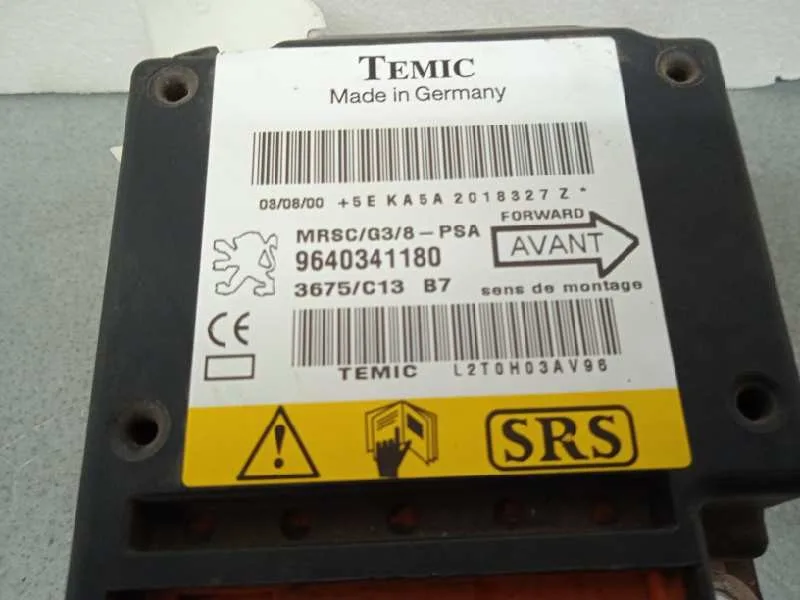 Centralita Airbag para Peugeot 607 (S1)
