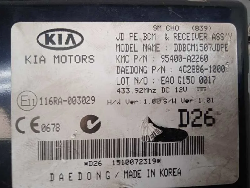 Modulo Electronico para Kia Cee'd