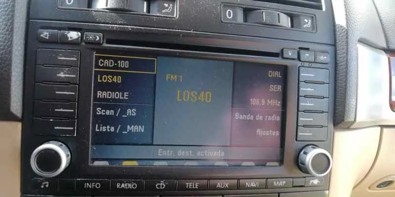 Sistema Navegacion Gps para Volkswagen Touareg (7La)