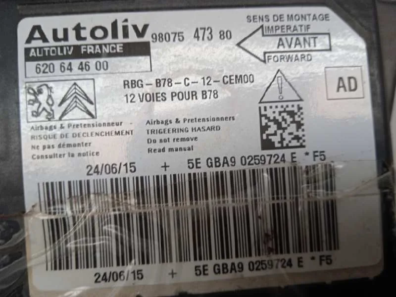 Kit Airbag para Citroën C4 Picasso