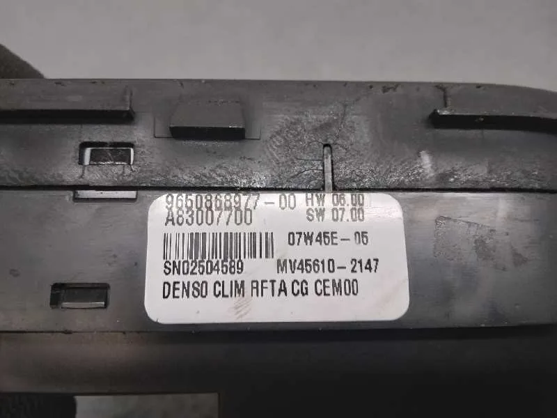 Mando Climatizador para Citroën C4 Picasso