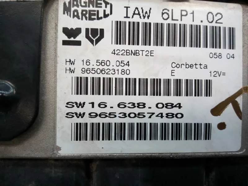 Centralita Motor Uce para Peugeot 307 Cc (S1)