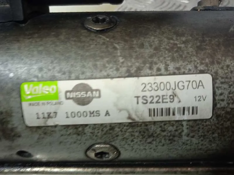 Motor Arranque para Nissan Qashqai (J10)