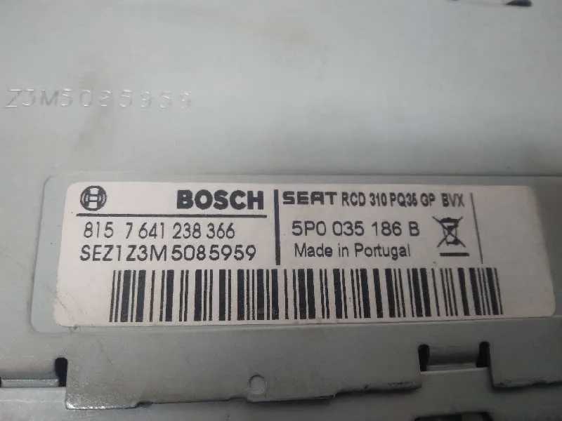 Sistema Audio / Radio Cd para Seat Leon (1P1)