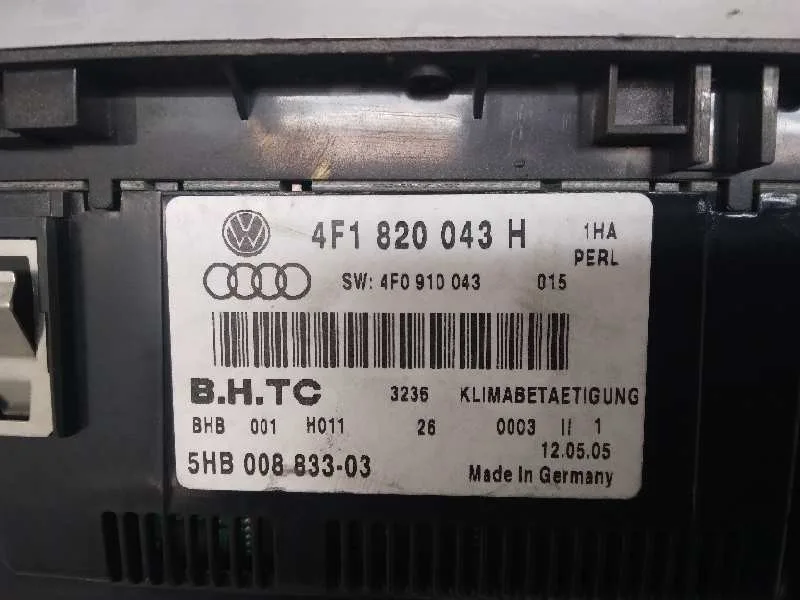 Mando Climatizador para Audi A6 Berlina (4F2)