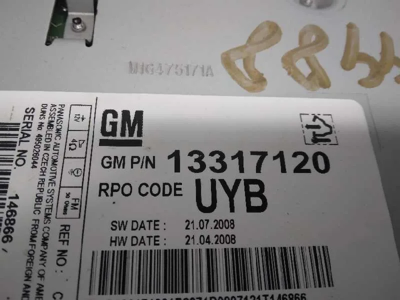 Sistema Audio / Radio Cd para Opel Insignia Berlina