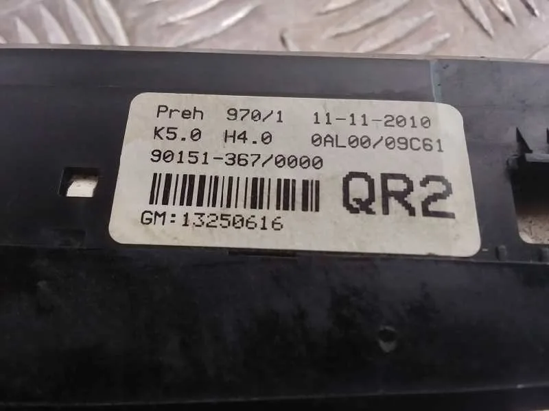 Mando Calefaccion / Aire Acondicionado para Opel Astra Gtc