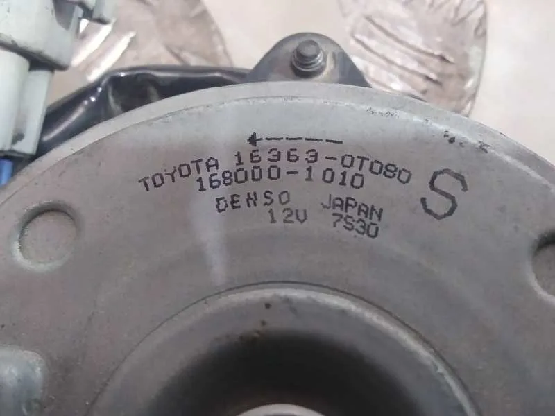 Electroventilador para Toyota Auris