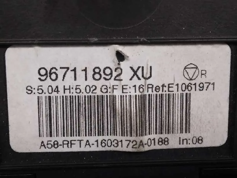Mando Climatizador para Citroën C3 Picasso