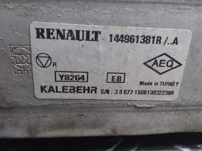 Intercooler para Renault Captur