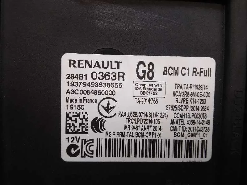 Centralita Bsi para Renault Megane Iv Berlina 5P