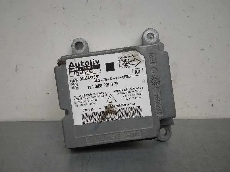 Centralita Airbag para Peugeot 607 (S2)