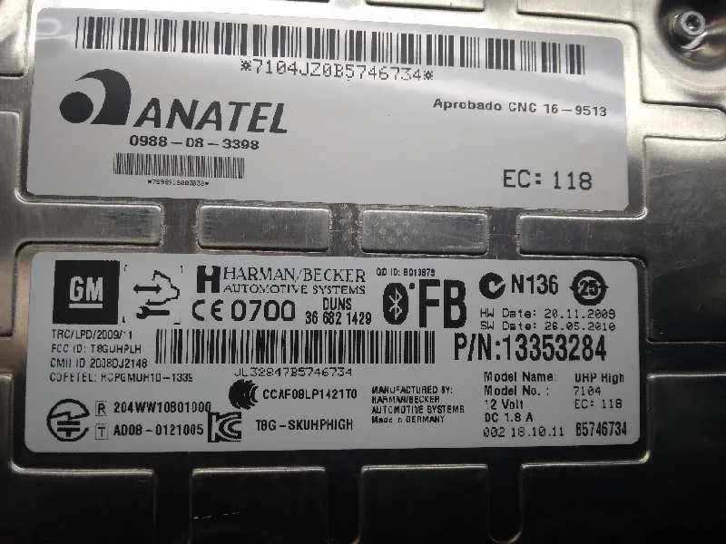Modulo Electronico para Opel Astra J Gtc
