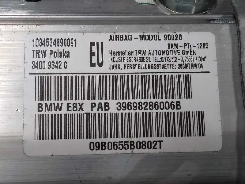 Kit Airbag para Bmw Serie 1 Berlina (E81/E87)