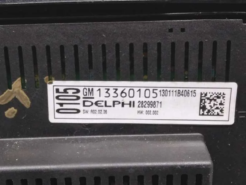 Sistema Audio / Radio Cd para Opel Astra J Lim.