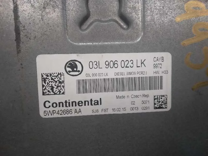 Centralita Motor Uce para Skoda Spaceback (5H)