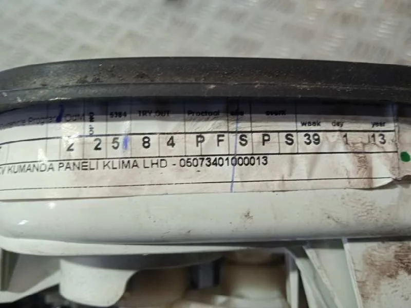 Mando Calefaccion / Aire Acondicionado para Peugeot Bipper