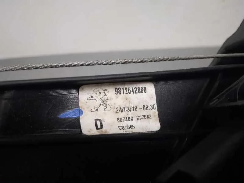 Elevalunas Trasero Derecho para Peugeot 5008