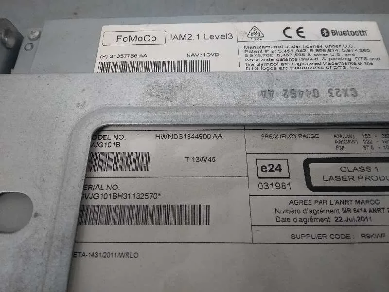 Sistema Audio / Radio Cd para Jaguar Xf