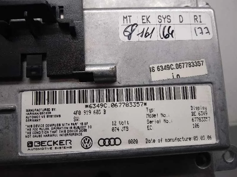 Sistema Navegacion Gps para Audi A6 Berlina (4F2)