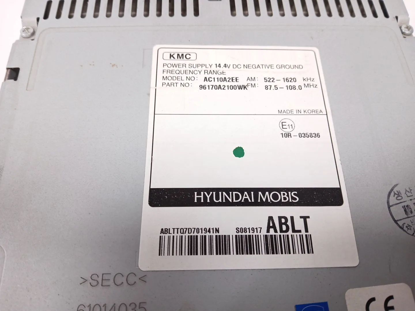 Sistema Audio / Radio Cd para Kia Cee'd