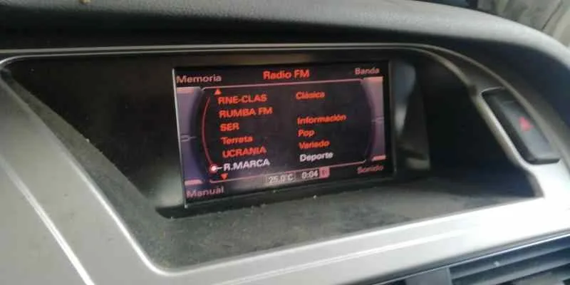 Sistema Navegacion Gps para Audi A4 Ber. (B8)