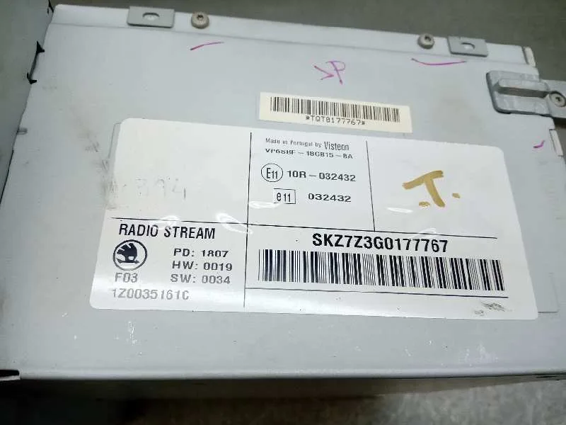 Sistema Audio / Radio Cd para Skoda Octavia Berlina (1Z3)