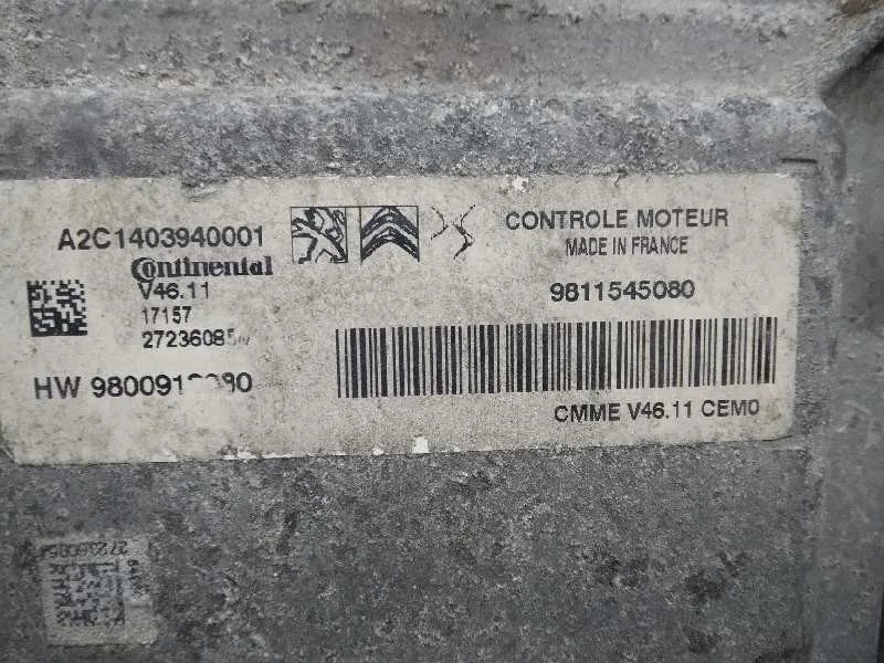 Centralita Motor Uce para Peugeot 2008 (--.2013->)