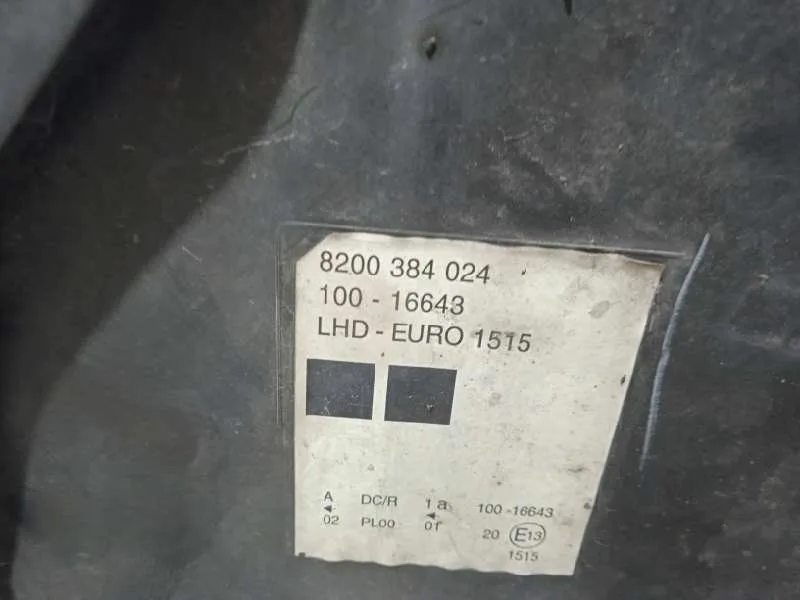 Faro Derecho para Renault Vel Satis (Bj0)