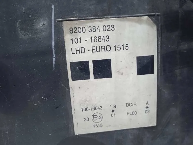 Faro Izquierdo para Renault Vel Satis (Bj0)
