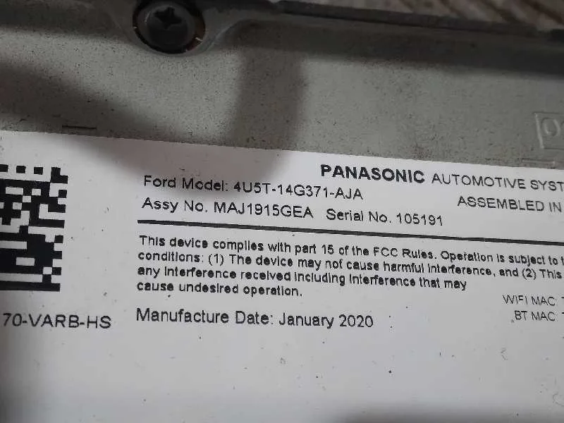 Sistema Audio / Radio Cd para Ford Transit Connect