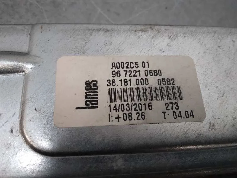 Elevalunas Delantero Derecho para Citroën C3 Picasso